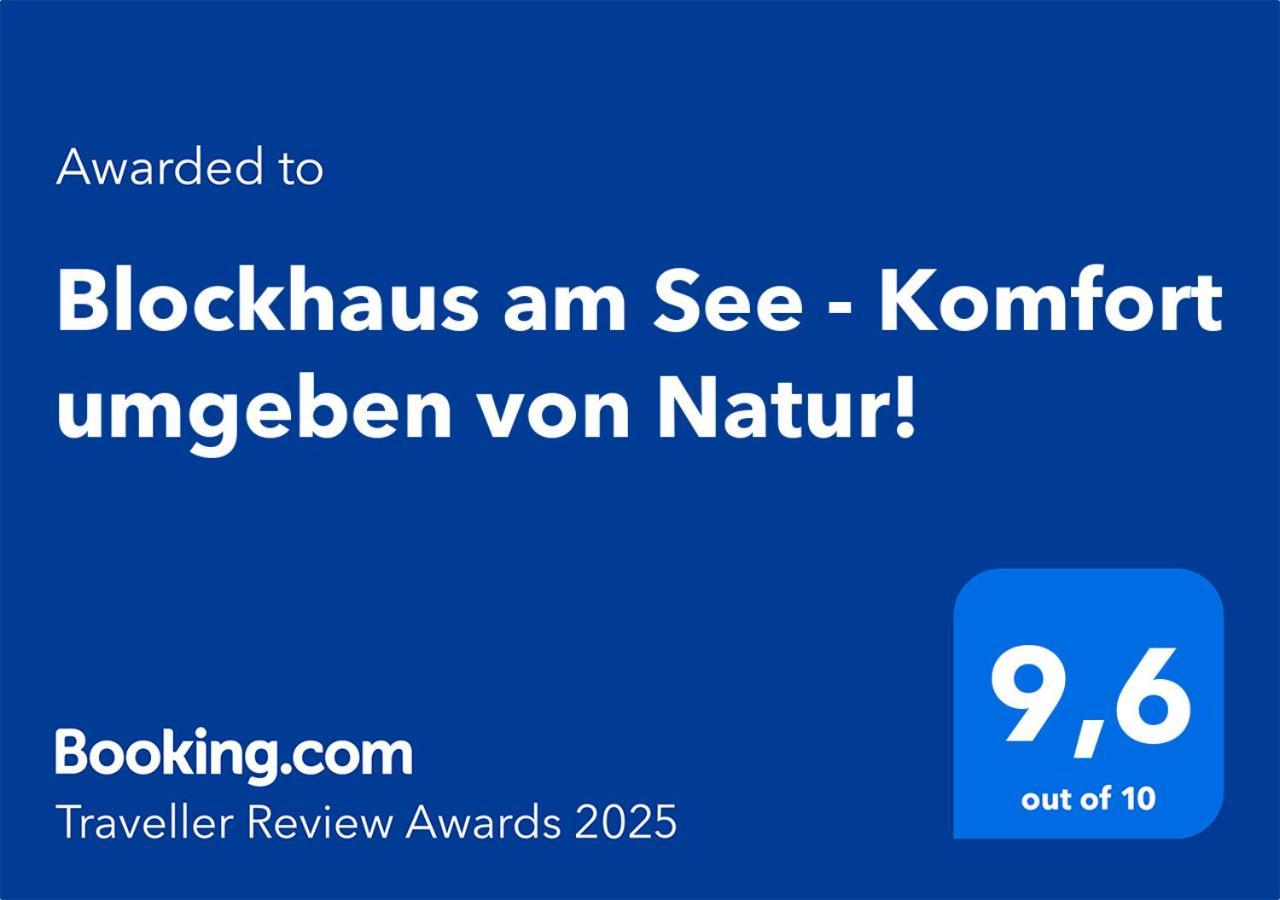 Blockhaus Am See - Komfort Umgeben Von Natur! Nalden Extérieur photo
